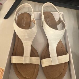 Alfani Women's White Sandals